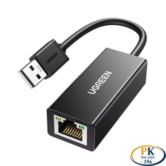 Cáp Chuyển USB 2.0 to LAN 10/100Mbps Ugreen 20254 CR110 Chipset AX88772A (Màu Đen) 20253 màu trắng