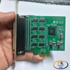 Card PCI-E X1 mở rộng 8 cổng COM RS232 DB9 Syba FG-EMT09A / FG-EMT08S chính hãng, ổn định cao