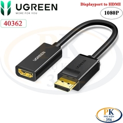 Cáp Chuyển DisplayPort Sang HDMI Ugreen 40362 Full HD 1080P Chính Hãng