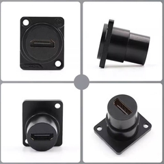 Nhân nối HDMI 2.0 âm tường lắp mặt máy Coraon LC-HDMI-B - cắm thẳng