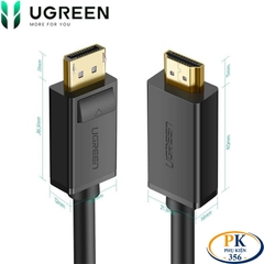 Dây cáp chuyển Displayport sang HDMI 1.4 4K@30Hz DP101 chính hãng Ugreen dài 1M 1.5M 2M 3M 5M 10238 10239 10202 10203 10204