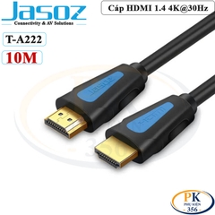 Dây cáp HDMI 2.0 Jasoz A118 4K@60Hz dài 1.5M-20M Dùng Cho Tivi, Máy chiếu - Hàng Chính Hãng