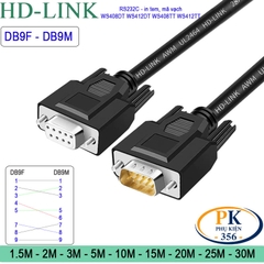 Cáp RS232C DB9 dương sang DB9 âm cho máy in mã vạch tem nhãn công nghiệp WS4 Series Printer WS408DT WS412DT WS408TT WS412TT