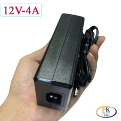 Adapter DC 12V 4A 48W YU1204 – Nguồn Ổn Định, Jack 5.5×2.5mm, Chống Nhiễu