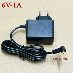 Củ nguồn DC Adapter 6V-1A chân cắm tròn 4.0×1.7mm dùng cho máy đo huyết áp ZB060100-1EU