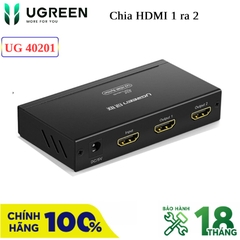 Bộ chia HDMI 1 ra 4 chuẩn 4K@30Hz chính hãng Ugreen 40202