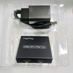 Bộ chia cổng HDMI SPLITTER 1 ra 2 4K Veggieg V-HD06