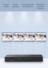 Bộ chia HDMI 1 ra 4 chuẩn 4K@30Hz chính hãng Ugreen 40202