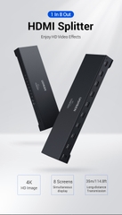 Bộ chia HDMI 1 ra 8 chuẩn 4K@30Hz chính hãng Ugreen 40203