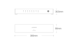 Bộ chia HDMI 1 ra 8 chuẩn 4K@30Hz chính hãng Ugreen 40203