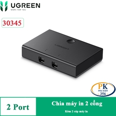 Bộ chia sẻ máy in 2 cổng Ugreen 30345 US158