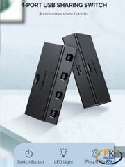 Bộ chia sẻ máy in 4 cổng Ugreen 30346 US158