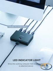Bộ chia sẻ máy in 4 cổng Ugreen 30346 US158
