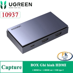 Box ghi hình HDMI chuẩn 4K USB USB-C capture Ugreen 10937