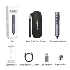 Bút Trình Chiếu Norwii N10S Pro Bluetooth Laser Xanh | Điều Khiển TV, Màn Hình LED Tương Tác