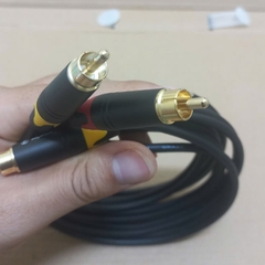 Dây cáp âm thanh RCA hoa sen DIY 2 ra 2 (R/L) cho loa, Amply dài 40M