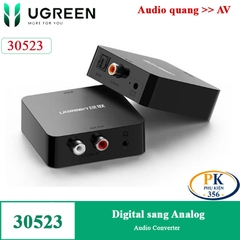 Bộ chuyển audio Quang optical Coaxial sang AV 3.5mm chính hãng Ugreen 30523