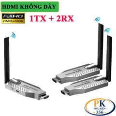 Bộ Chia HDMI Không Dây G147 Full HD 1080P – Kết Nối 1 Phát 4 Màn Hình, Khoảng Cách 50m