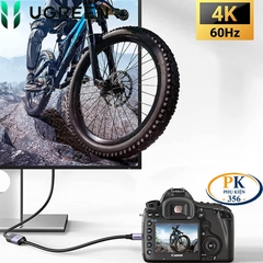 Cáp chuyển Micro HDMI sang HDMI 2.0 4K@60Hz chính hãng Ugreen 10553 dài 15Cm cao cấp