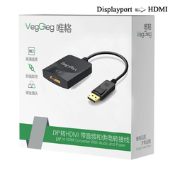 Cáp chuyển Displayport sang HDMI 1080P chính hãng Veggieg V-Z614