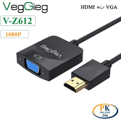 Dây cáp chuyển HDMI sang VGA dây máy chiếu chính hãng Veggieg V-Z612