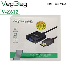 Dây cáp chuyển HDMI sang VGA dây máy chiếu chính hãng Veggieg V-Z612