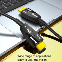 Cáp HDMI sợi quang 2.0 chính hãng Dtech dài từ 2M đến 100M DT-HF