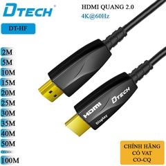Cáp HDMI sợi quang 2.0 chính hãng Dtech dài từ 2M đến 100M DT-HF