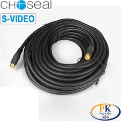 Cáp S-Video Choseal Dài 1.5M–30M Đầu Mạ Vàng – Mini DIN 4 Pin (MD4) Cho Máy Siêu Âm, Nội Soi