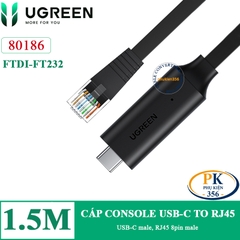 Cáp USB-C console điều khiển wifi Cisco Tenda TP-Link 1.5 mét Ugreen 80186
