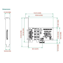 Card mở rộng RS232 PCIe to 8 RS232 Moxa CP-168EL-A 8 port cách ly điện 15KV