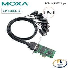 Card mở rộng RS232 PCIe to 8 RS232 Moxa CP-168EL-A 8 port cách ly điện 15KV