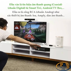 Bộ chuyển audio Quang optical Coaxial sang AV 3.5mm chính hãng Ugreen 30523