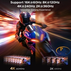 Dây cáp displayport 2.1 chuẩn 16K@30Hz 4K@240Hz DP118 chính hãng Ugreen 15383 dài 1M