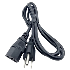Dây Nguồn Máy Tính C13 3 chân Chuẩn US Mỹ Lõi Đồng 3x1.5mm² An Toàn, Bền Bỉ- đầu NEMA 5-15