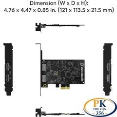 Card PCIe X1 ghi hình HDMI 4K@30Hz livestream chính hãng Avermedia GC571