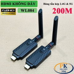 Bộ Chia HDMI Không Dây 1 Ra 2 WL084 200m 1080P60Hz Băng Tần Kép 2.4G/5G