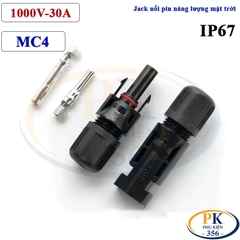 Đầu Nối MC4 1000V 30A Chống Nước IP67 Dùng Cho Điện Mặt Trời