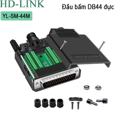 Đầu bấm DB44 cái chân vặn vit HD-Link YL-SM-44F female