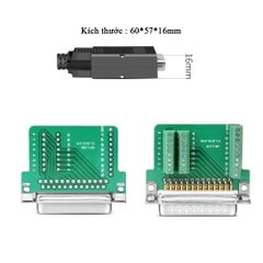 Đầu bấm DB25 chân đồng vỏ nhựa cao cấp chính hãng HD-Link YL-SCD-25