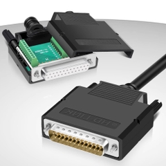 Đầu bấm DB25 chân đồng vỏ nhựa cao cấp chính hãng HD-Link YL-SCD-25