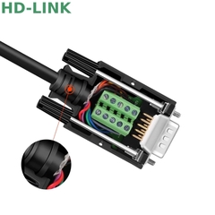 Đầu bấm COM DB9 chân đồng chính hãng HD-Link Male/Female