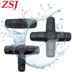 Đầu nối chia điện chống nước 4 lõi 4 ngả chuẩn IP68 ZSJ L20-4T-4P