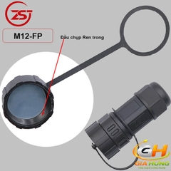 Đầu Cút Nối Dây Điện Chống Nước IP68 ZSJ M12 MF Đực Cái Thẳng Dùng Cho Dây 2–8 Lõi Chính Hãng