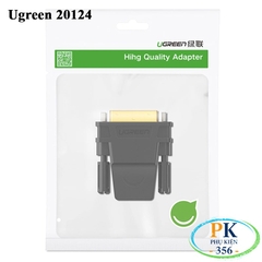 Đầu chuyển đổi DVI-D 24+1 sang HDMI UGREEN 20124 – Hỗ trợ Full HD 1080P, mạ vàng 24K