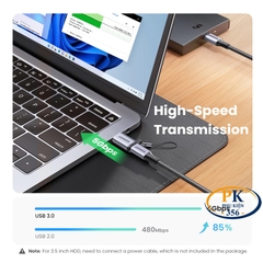 Đầu chuyển USB 3.0 sang USB-C Ugreen US276 (50533) – Nhỏ gọn, hỗ trợ OTG, tiện lợi mọi lúc mọi nơi