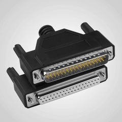 Đầu hàn DB37 đực chân đồng vỏ ốp nhựa dẻo chính hãng HD-Link YL-3733M