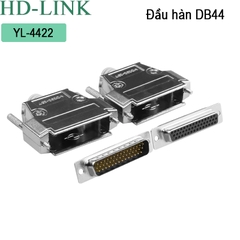Đầu hàn DB44 đực chân đồng vỏ kim loại HD-Link YL-4422M