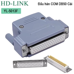 Đầu hàn DB50 đực vỏ ốp nhựa cao cấp HD-Link YL-5013M