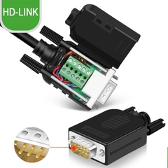 Đầu jack COM DB9 connecter chân bắt vit HD-Link YL-SCG-9DM - Male